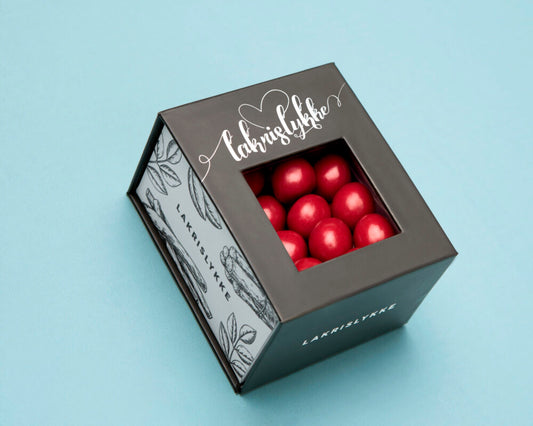 Lakkrískúlur með hindberjum